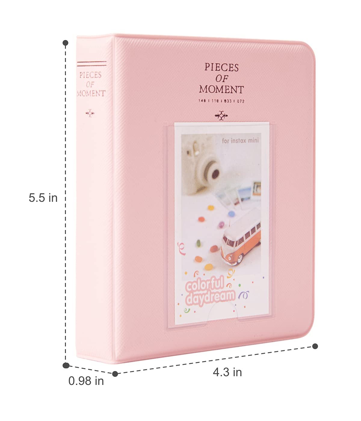 Набор фотоальбомов Goodsnetic 2 шт. 64 кармана для Fujifilm Instax Mini Розовый, фото №2