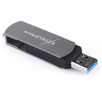 USB флеш-накопитель Exceleram 16gb P2 Series Gray/Black USB 3.1 Gen 1 EXP2U3GB16, фото №5