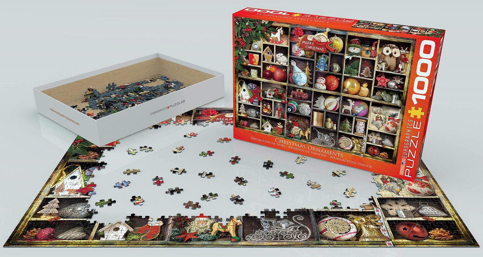 Пазл Eurographics 6000-0759 Christmas Ornaments 1000 деталей, фото №3