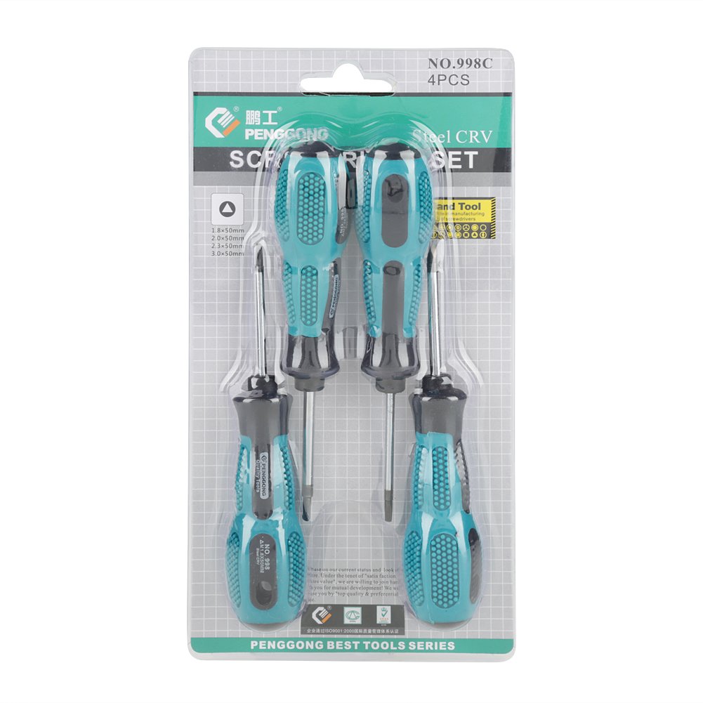 Набор отвёрток MAGT Triangle 4-Piece Magnetic Precision Screwdriver с магнитным многофункциональным ручным инструментом, фото №1