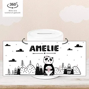 Скарбничка керамічна Панда Skandi Style synthetic.ua - Фото 1