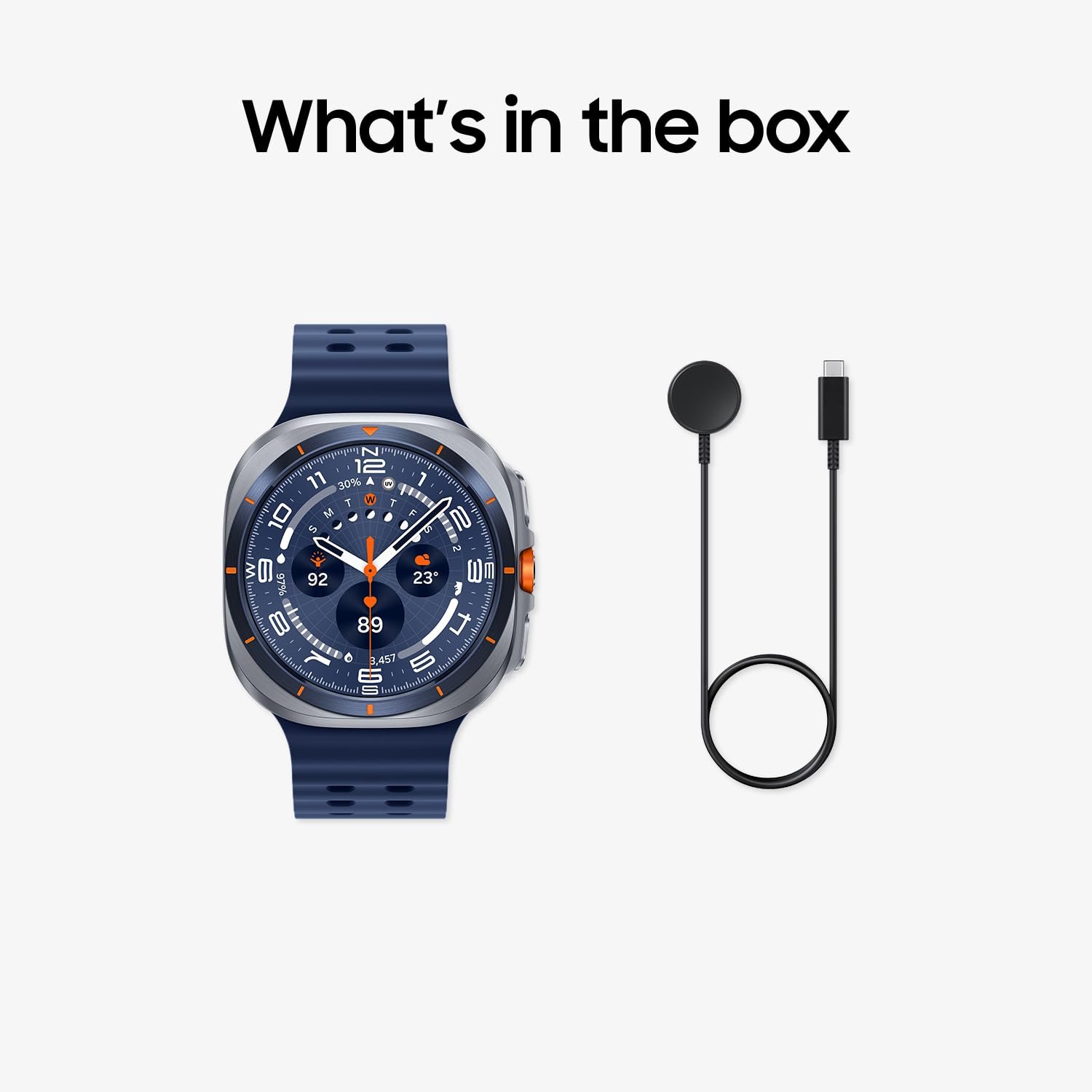 Смарт-годинник Samsung Galaxy Watch Ultra (2025) 47 мм, титановий корпус, титановий синій, LTE, 64 ГБ пам'яті, фото №18
