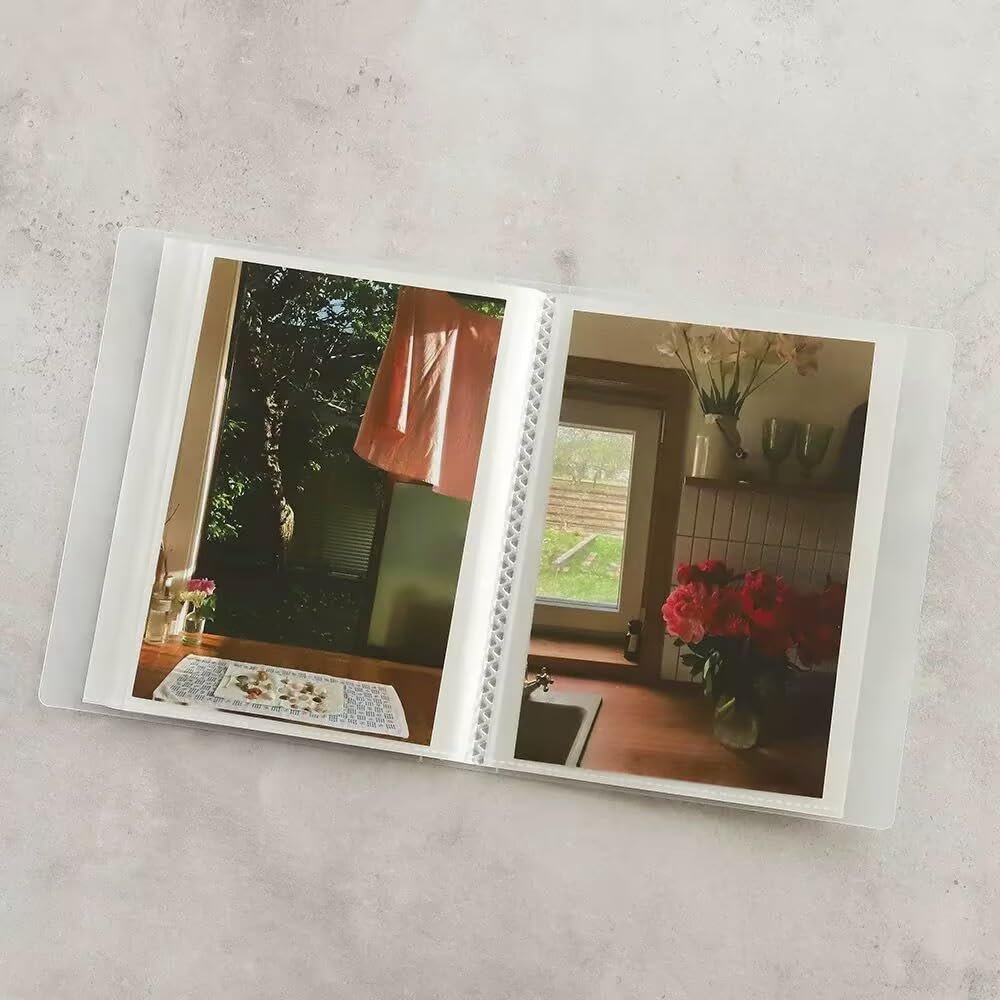 Фотоальбом Пластиковый Обложка Прозрачная Маленький 4x6 дюймов 24 Страницы 48 Фотографий, фото №1