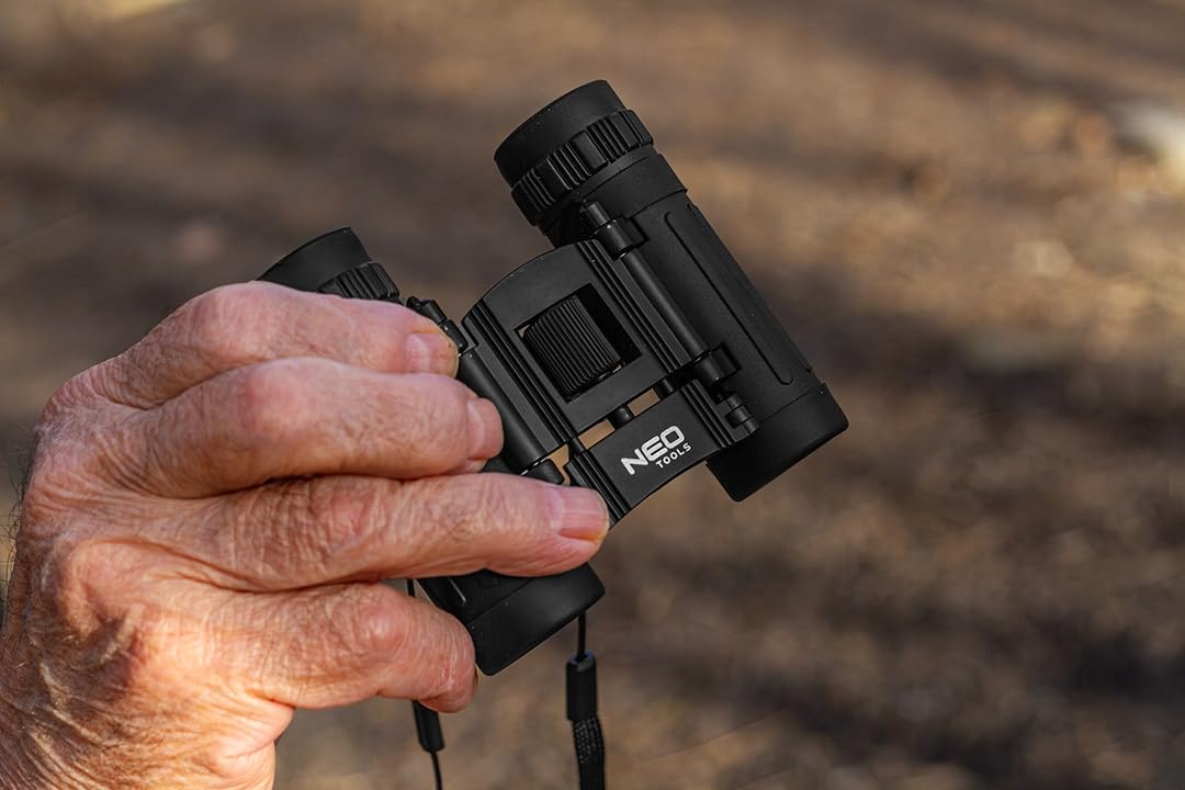 Бінокль NEO TOOLS Compact 12 x 25 для дорослих дітей підлітків складний великий окуляр, фото №3