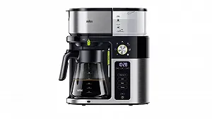 Кофеварка капельная Braun MultiServe 7 размеров порций Черная - Фото 1