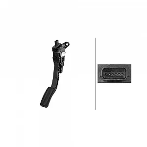 Датчик положення педалі акселератора HELLA 6PV 312 069-001 для FORD USA FORD ASIA + OCEANIA - Фото 1