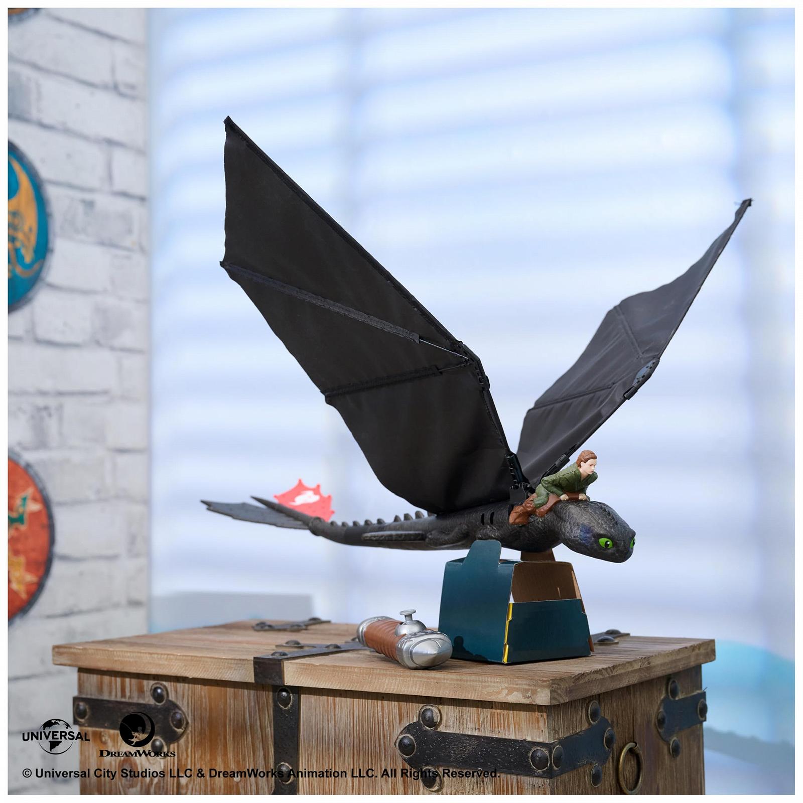 Іграшка Dreamworks How to Train Your Dragon Злітаючий дракон Беззубик з пультом дистанційного керування для дітей від 4 років, фото №8