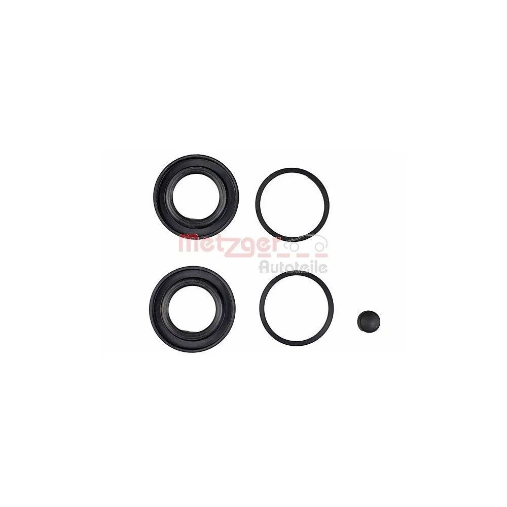 Ремкомплект, гальмівний супорт METZGER 114-0143, задня вісь, задня вісь справа, фото №1