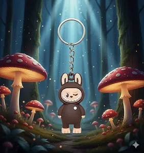 Брелок Лабубу Labubu The Monsters дитячий на рюкзак, ключі 5,5 см Bre_39_4 - Фото 1