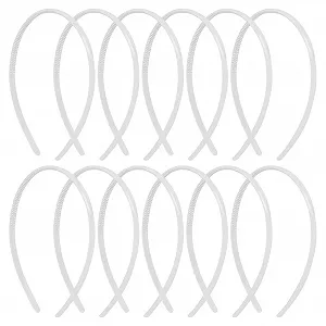 Обруч Пластик 0.8 см Білий - Фото 1