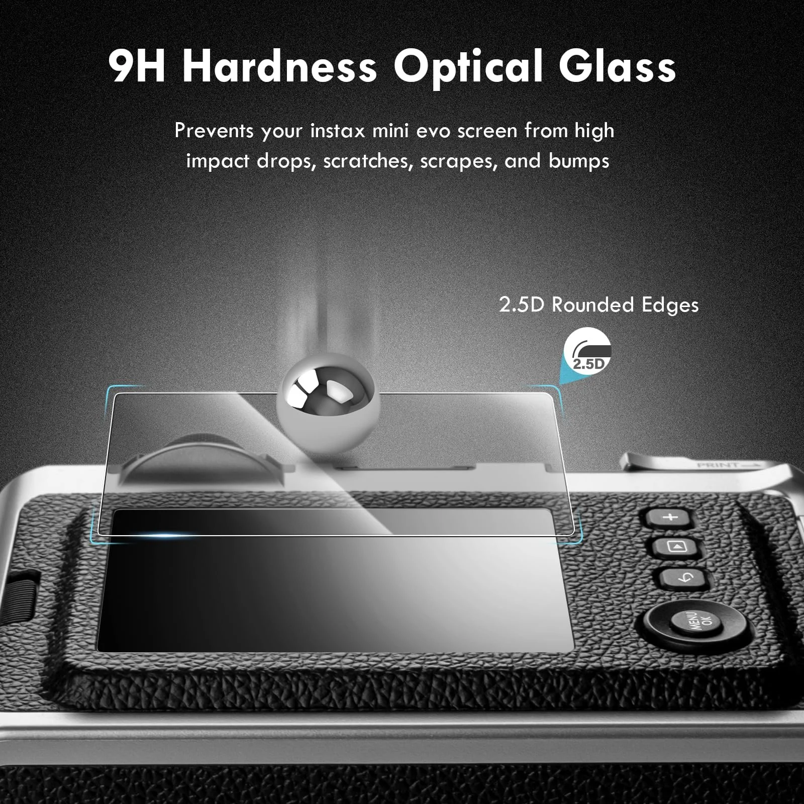 Набор аксессуаров Rieibi для Fujifilm Instax Mini Evo Case & Screen Protector Bundle, фото №6