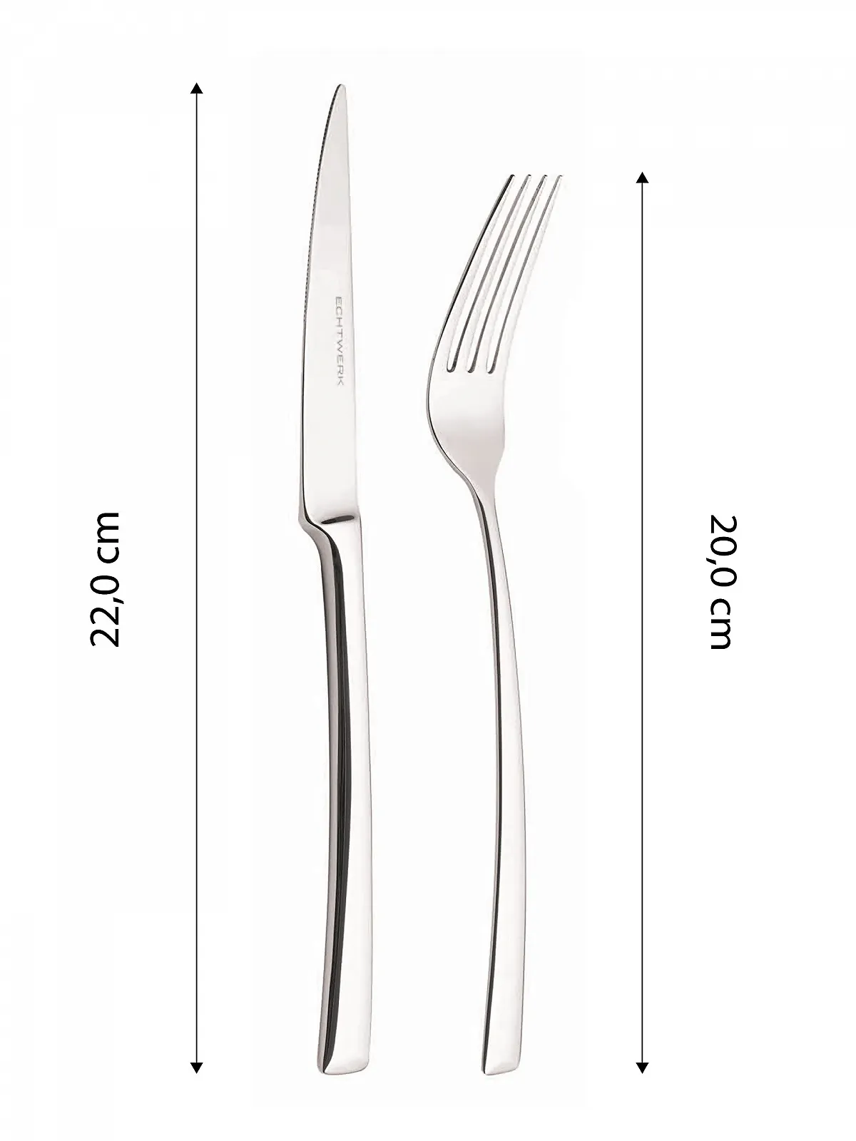 Набір столових приборів ECHTWERK Avelino 30 предметів Срібний, фото №5