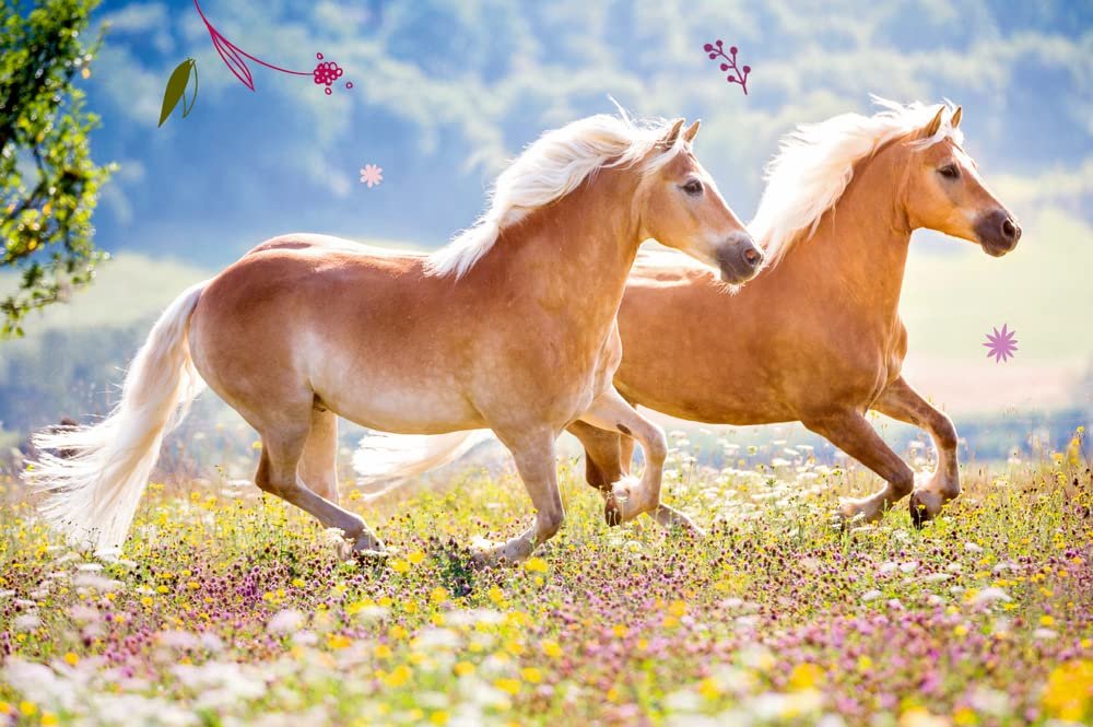 Міні-пазл Die Spiegelburg Horse Friends 54 деталі, фото №4