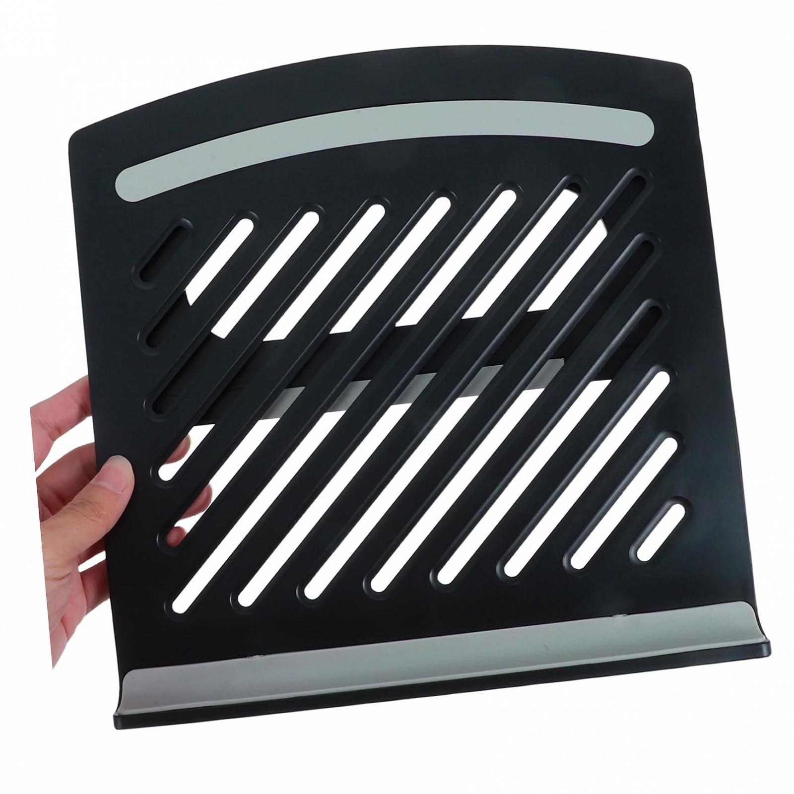 Складная подставка для ноутбука Homoyoyo с регулируемым многоугольным дизайном, стабильным основанием для надежного удержания, вентилируемой панелью для охлаждения, фото №4