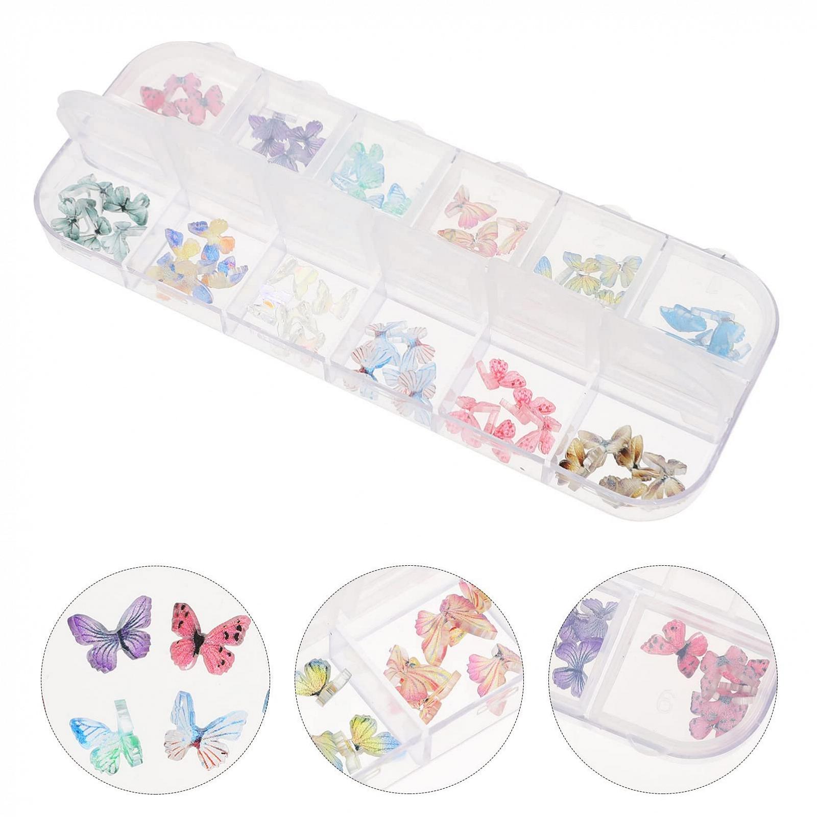 Украшение для ногтей Бабочка FOMIYES Трехмерная, фото №3