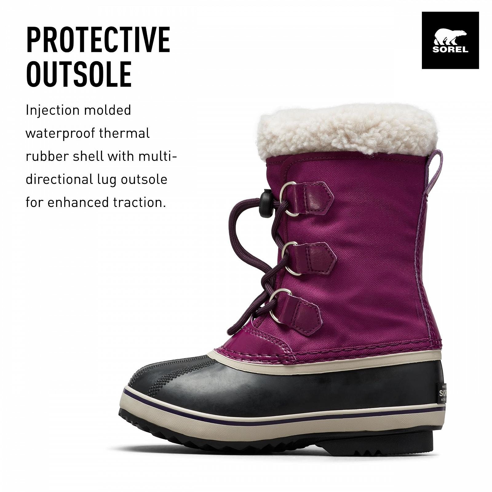 Унисекс Зимние сапоги Sorel Yoot Pac Nylon Wp водонепроницаемые, фото №3