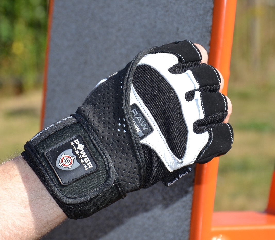 Рукавички для фітнесу Power System PS-2850 Raw Black/White XL, фото №4