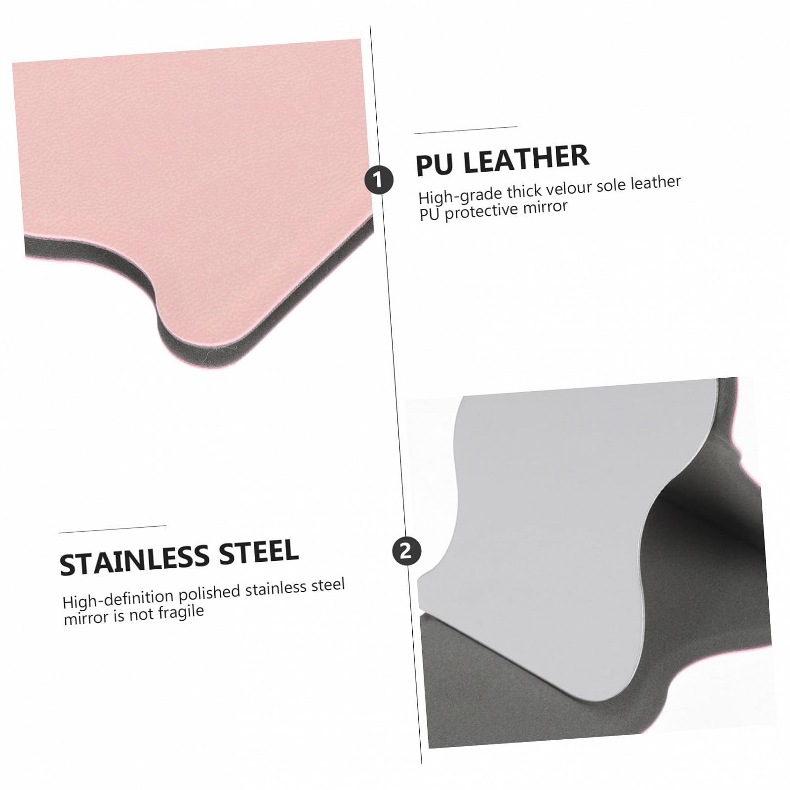 Зеркало Angoily Gewellter Klapp Spiegel Geometrischer Kosmetik Spiegel Kleine Reise Tasche, фото №2 Зеркало Angoily Gewellter Klapp Spiegel Geometrischer Kosmetik Spiegel Kleine Reise Tasche, фото №2