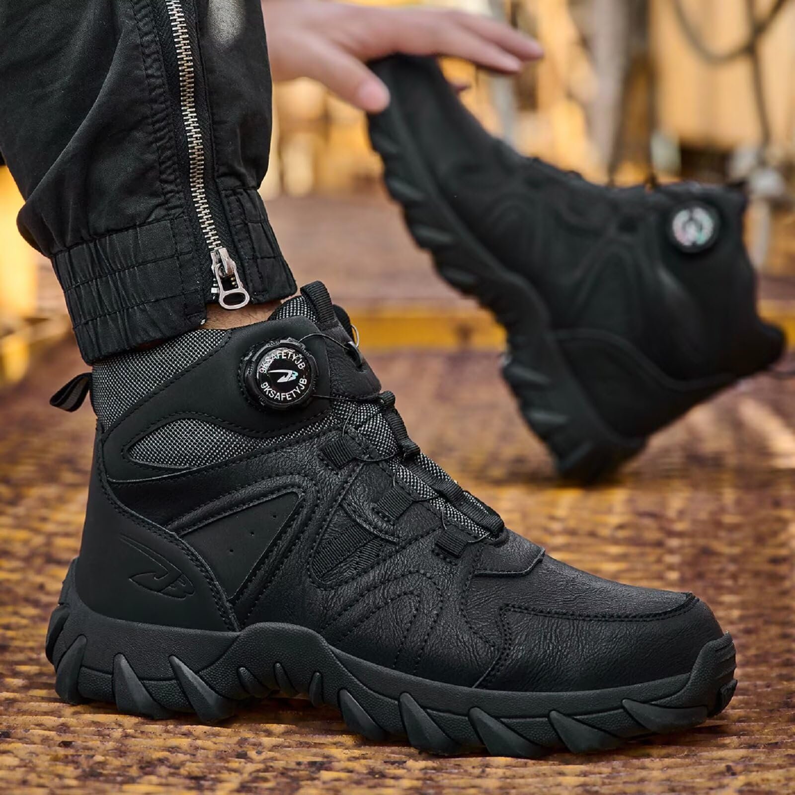 Черевики JAOOUU S3, чоловічі, легкі, сталевий носок, водонепроникні, нековзкі, унісекс, фото №6 Черевики JAOOUU S3, чоловічі, легкі, сталевий носок, водонепроникні, нековзкі, унісекс, фото №6