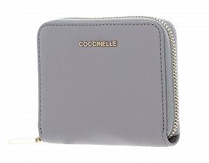 Кошелек Coccinelle Metallic Soft Leather Zip Around Светло-серый, светло-серый - Фото 1