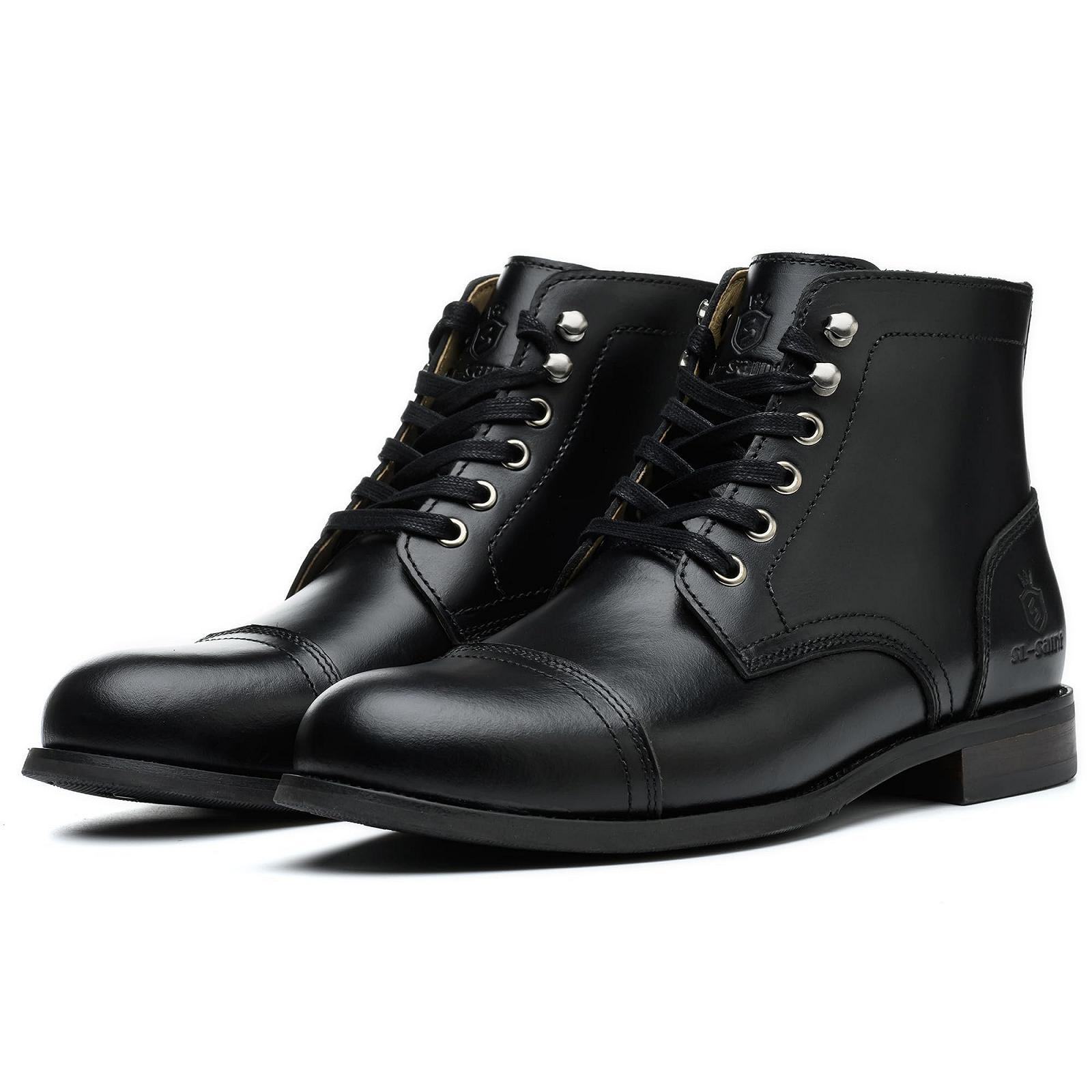 Ботинки SL-Saint Work Soft Toe Wedge Heel Мужские 6 дюймов кожаные коричневый, фото №7