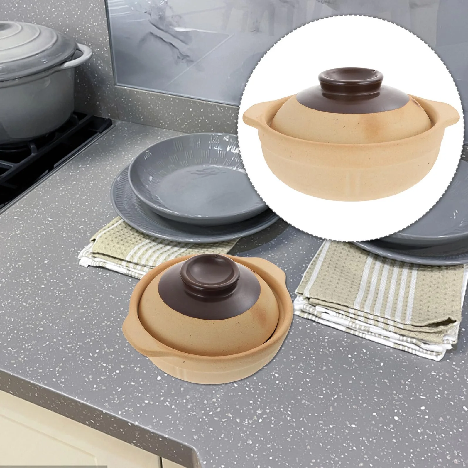 Горшок керамический Ciieeo для одного человека глазурованный, фото №7 Горшок керамический Ciieeo для одного человека глазурованный, фото №7