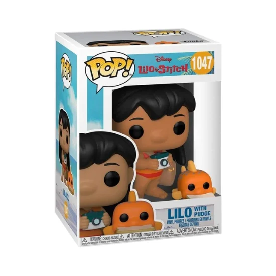 Фігурка Ліло та Стіч Ліло з Пуджем Lilo & Stitch Lilo With Pudge Фанко поп Funko Pop іграшка 10 см # 1047, фото №2 Фігурка Ліло та Стіч Ліло з Пуджем Lilo & Stitch Lilo With Pudge Фанко поп Funko Pop іграшка 10 см # 1047, фото №2