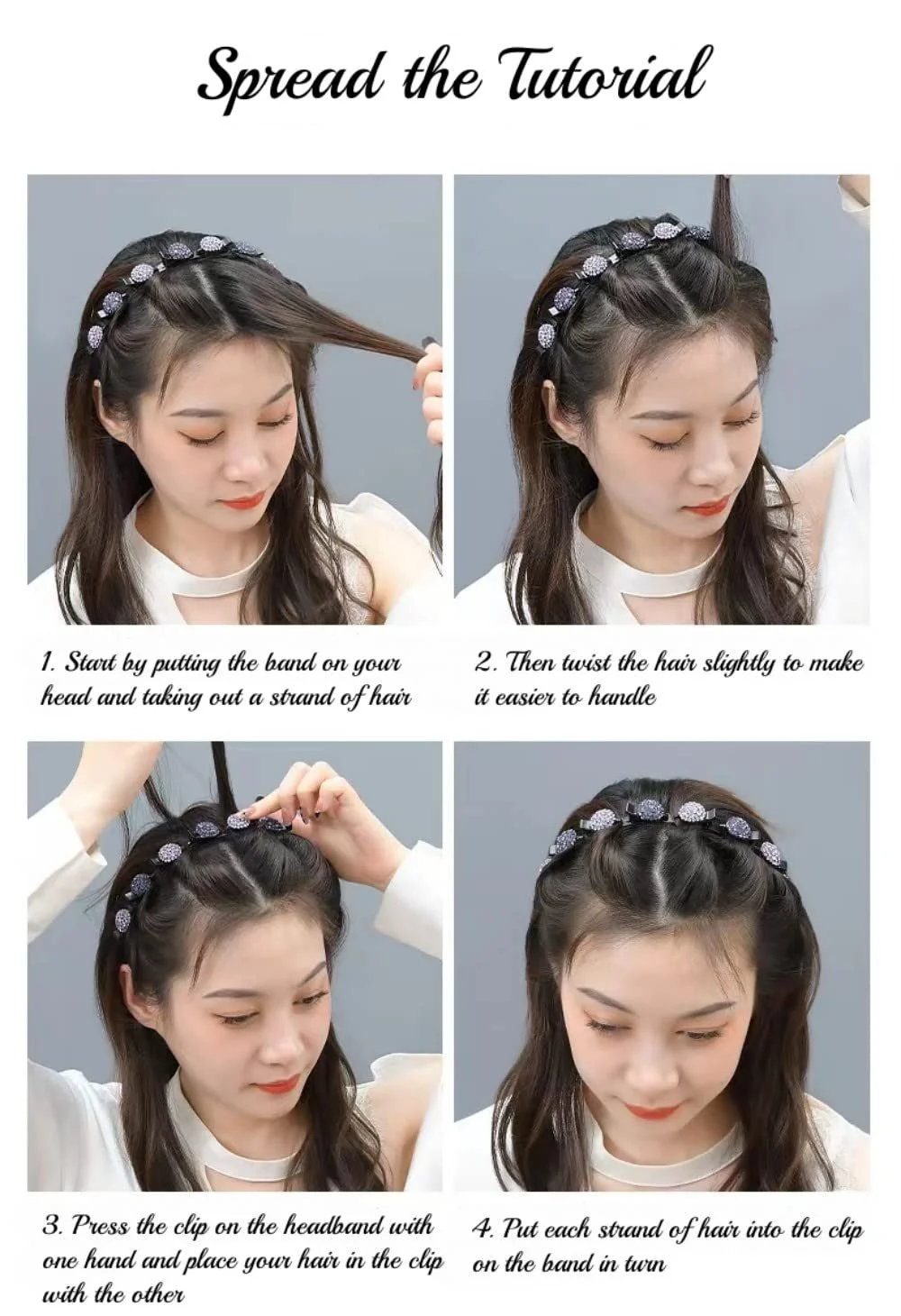 Набір з 3 обручів для волосся, фото №4