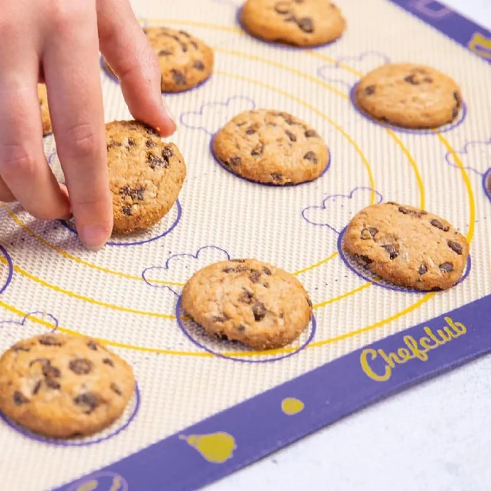 Силіконовий килимок для випікання Chefclub Kids 30 x 40 см Антипригарний Багаторазовий з шаблонами Без BPA, фото №2 Силіконовий килимок для випікання Chefclub Kids 30 x 40 см Антипригарний Багаторазовий з шаблонами Без BPA, фото №2