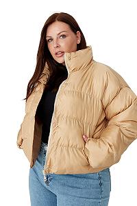 Куртка TRENDYOL Пуховик жіночий однотонний synthetic.ua - Фото 1