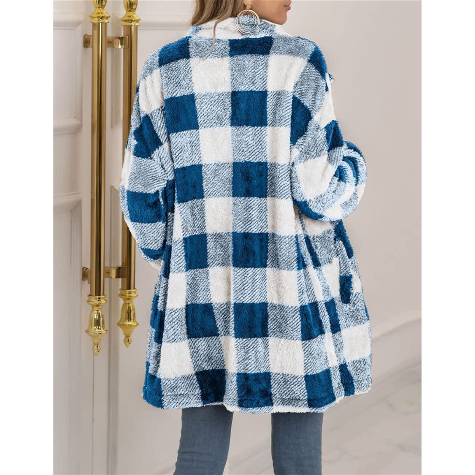 Куртка в клетку Sawmew Женская зимняя на подкладке, фото №2 Куртка в клетку Sawmew Женская зимняя на подкладке, фото №2