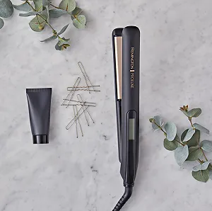 Выпрямитель для волос Remington PROluxe Midnight S9100B 150-230°C керамические пластины 110 мм OPTIheat synthetic.ua - Фото 1