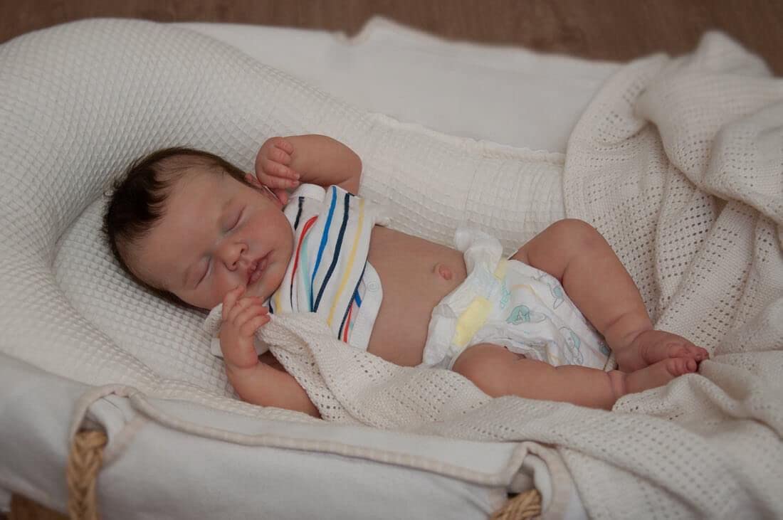 Лялька Zero pam Reborn Baby Boy Реалістичний силіконовий хлопчик 20 дюймів 50 см, фото №1