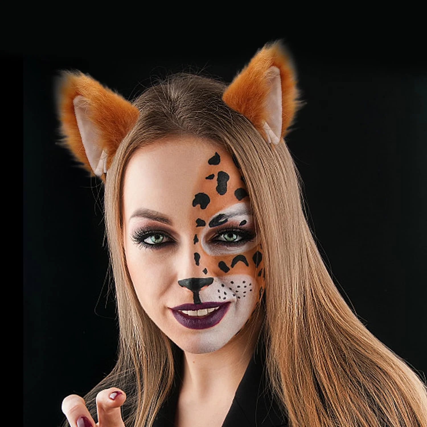 Набір з 2 обручів для волосся Вушка котика, фото №4