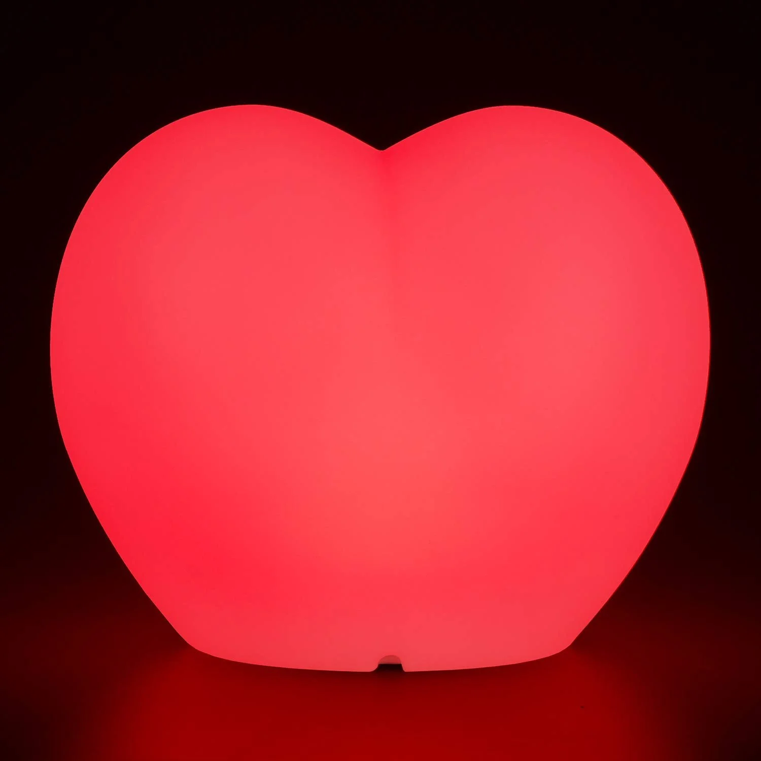 LED настільна лампа Heart акумуляторна з пультом ДУ та зміною кольорів 17 x 20 см, фото №6
