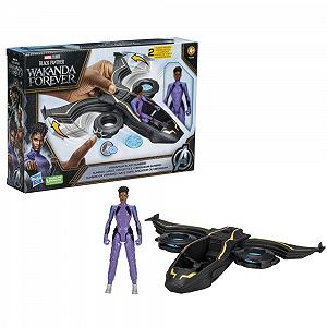 Транспорт Sunbird Marvel Hasbro Studios Black Panther: Wakanda Forever Vibranium Blast з фігуркою Shuri 15 см - Фото 1