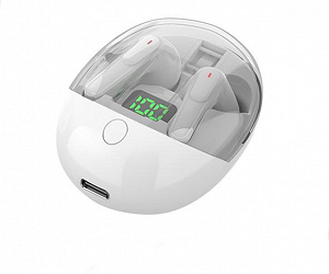 Наушники беспроводные блютуз TWS Pro One с боксом для зарядки White 16505 - Фото 1