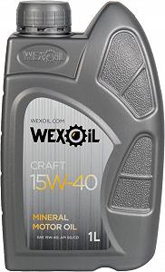 Моторна олива бензин дизель 15W-40 Wexoil Craft SG/CD 1л - Фото 1