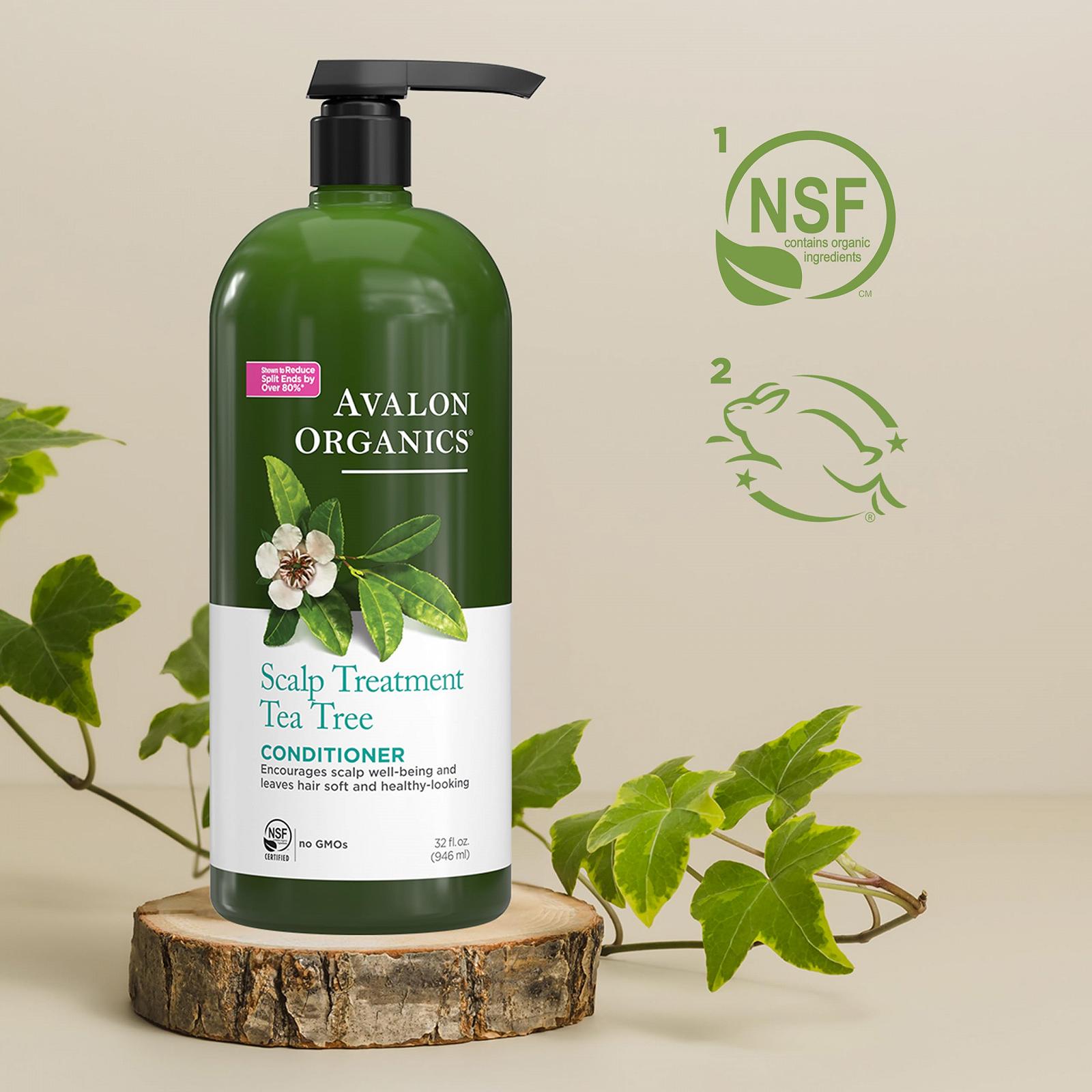 Кондиционер Avalon Organics Scalp Treatment Tea Tree 32 унции, фото №5