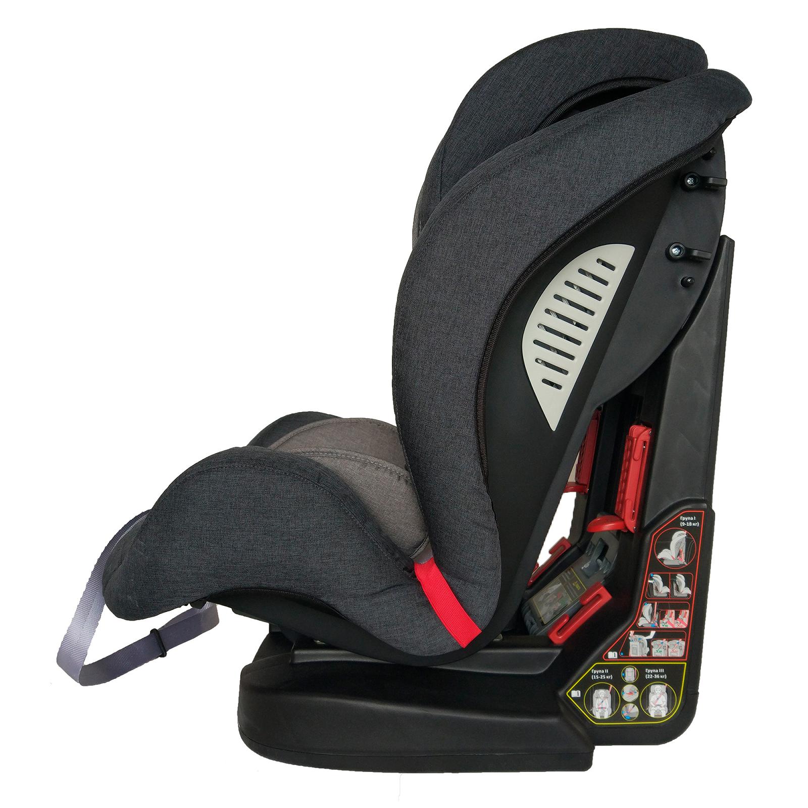 Автокрісло Welldon Encore графіт (BS07-S95-001), фото №3 Автокрісло Welldon Encore графіт (BS07-S95-001), фото №3