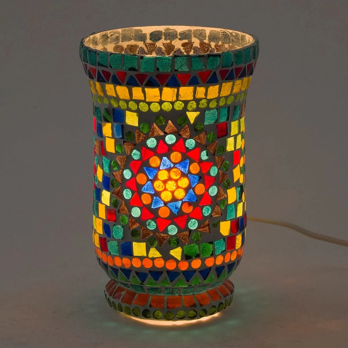 Настільна лампа Mosaic 20 см 25 Вт E14 Різнокольоровий, фото №2