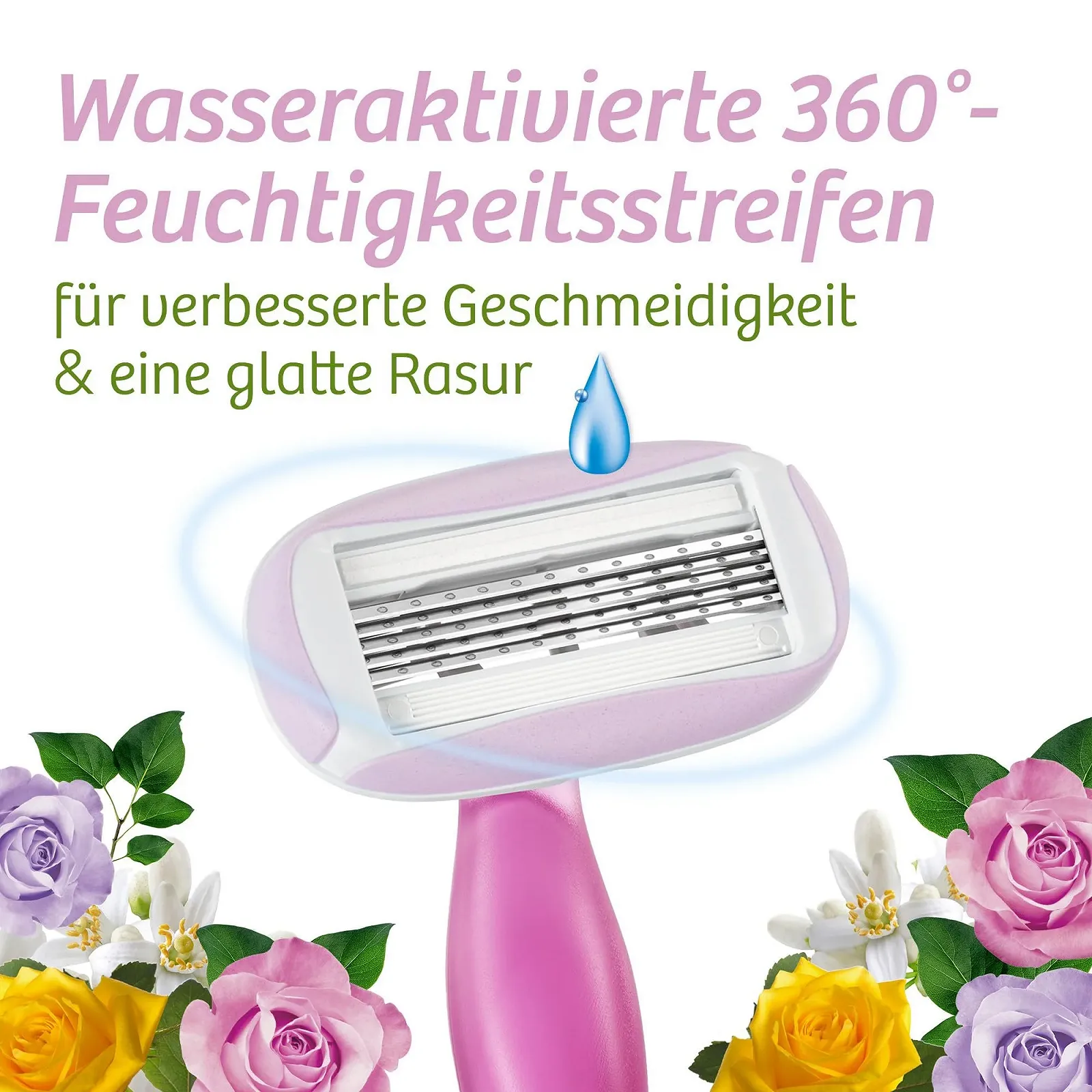 Одноразовая бритва BIC Soleil Escape 5 лезвий Женская Rose & Magnolia 3 шт, фото №3 Одноразовая бритва BIC Soleil Escape 5 лезвий Женская Rose & Magnolia 3 шт, фото №3