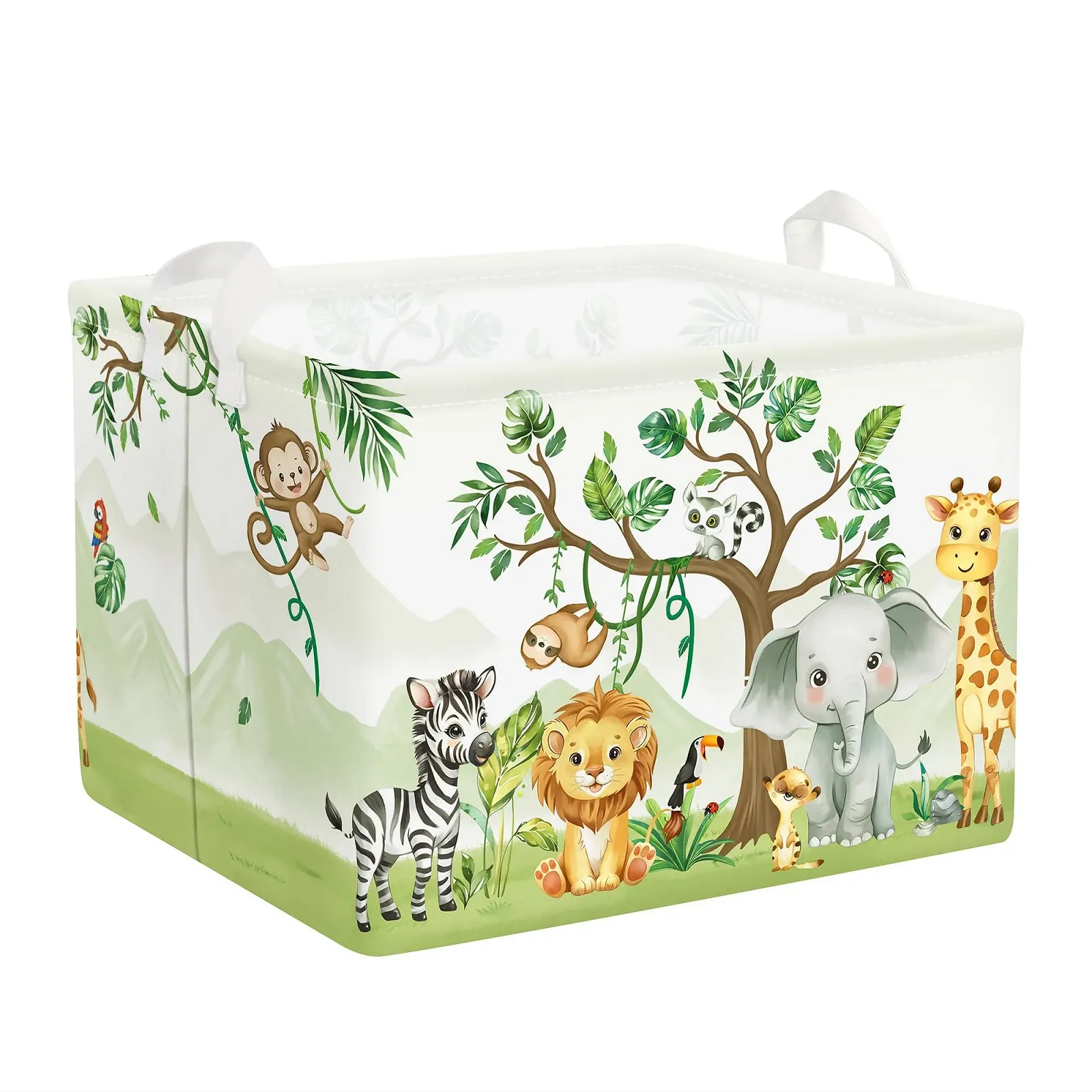 Корзина для игрушек HUUMONSS Лесные животные, детская, складная, для мальчиков и девочек, большая, 36 л, фото №1 Корзина для игрушек HUUMONSS Лесные животные, детская, складная, для мальчиков и девочек, большая, 36 л, фото №1