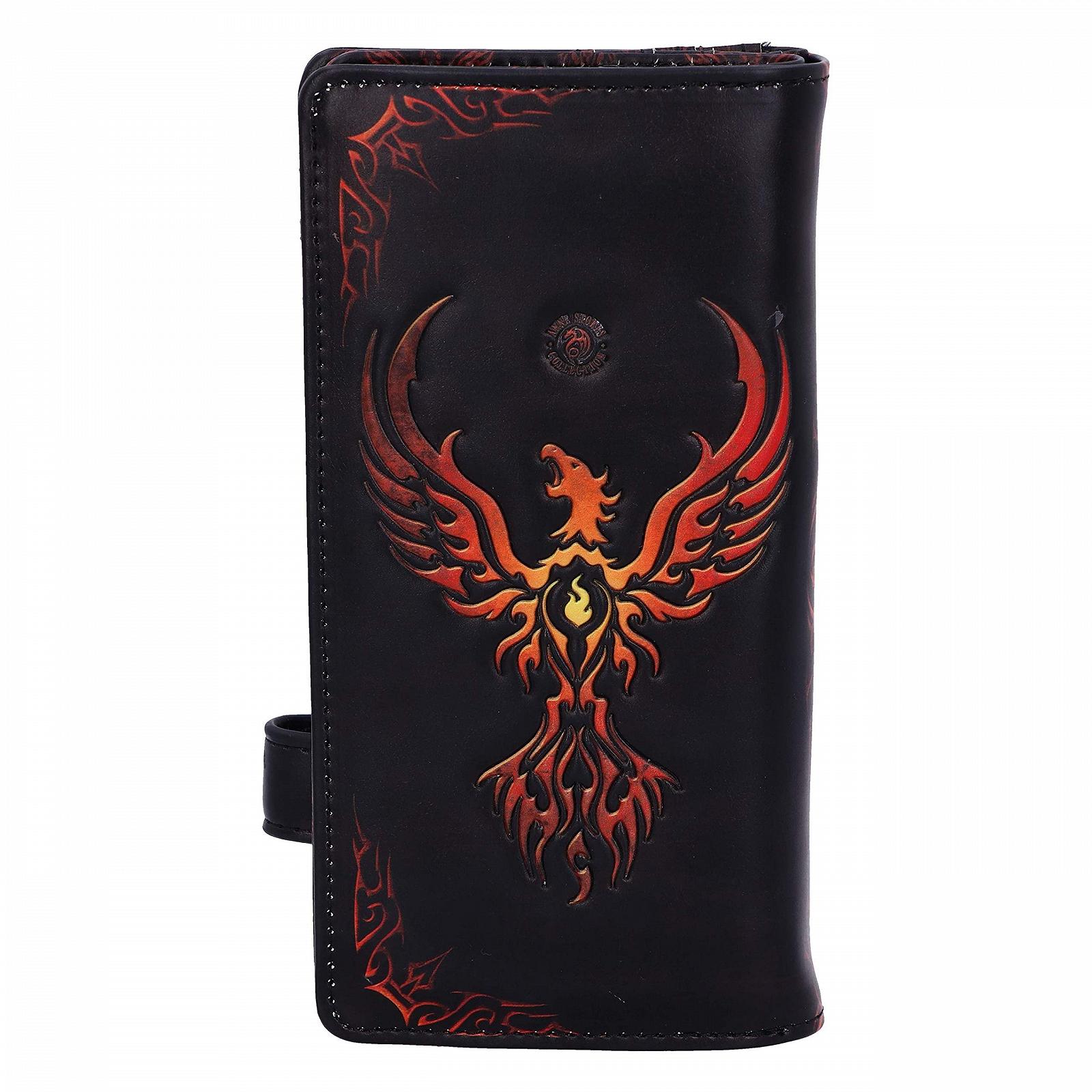 Кошелек Anne Stokes Phoenix Rising Mythical Bird Embossed Черный 18.4 см Полиуретан, фото №3