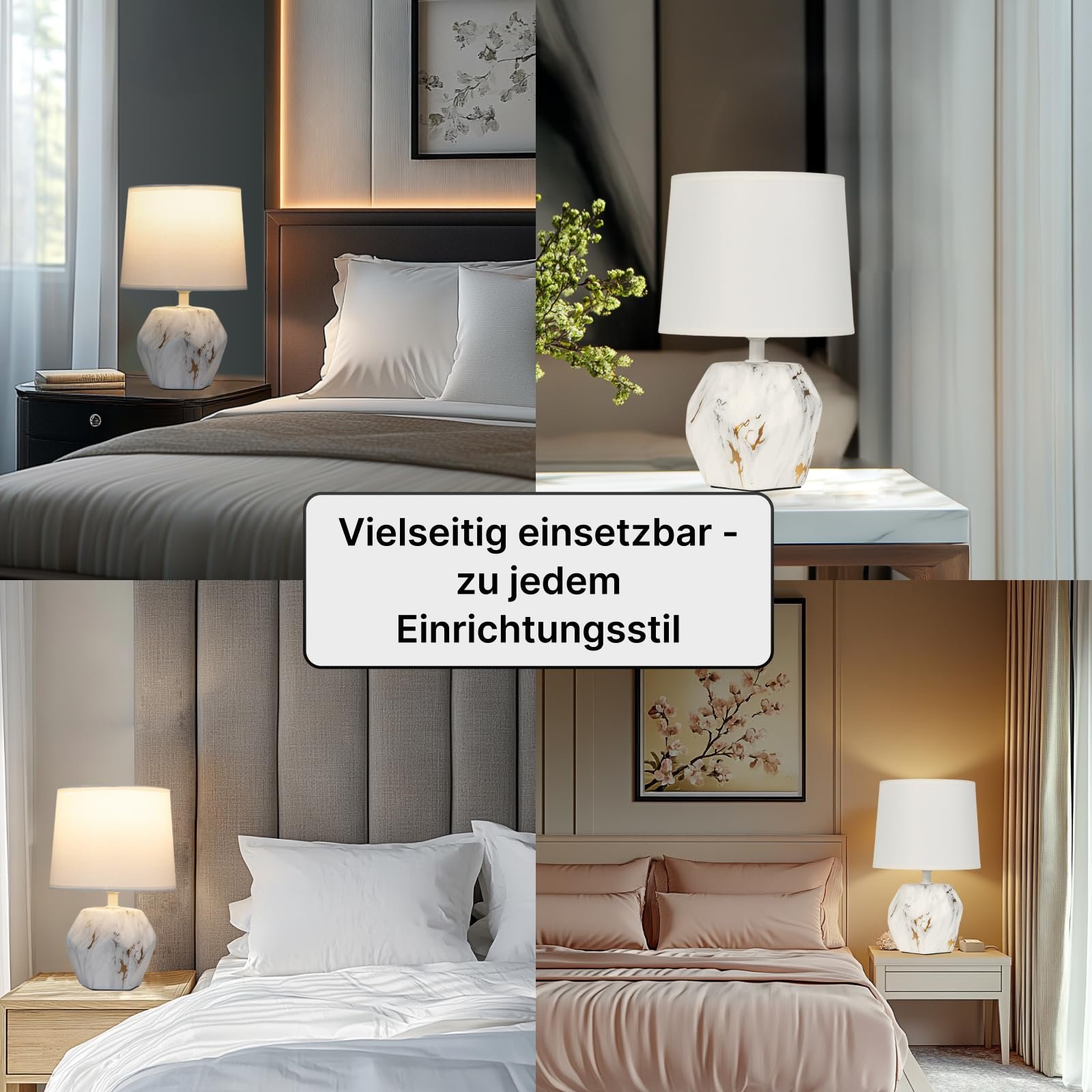 Настільна лампа Arte Lamp Zibal A5005LT-1WH LED текстильний плафон біла, фото №8