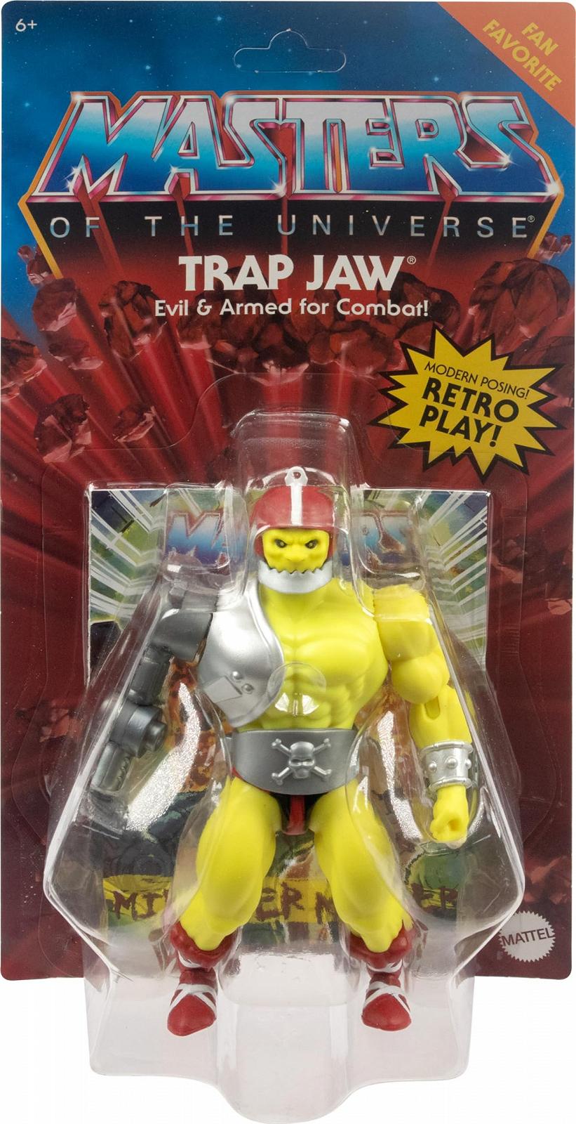 Фігурка Trap Jaw Masters of the Universe Origins HYD23, 14 см, з аксесуарами, фото №2