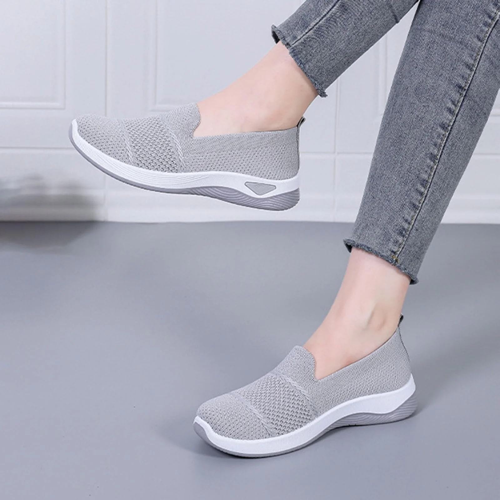 Ортопедические Кроссовки Gyaimxfu Женские Без Шнуровки, фото №3 Ортопедические Кроссовки Gyaimxfu Женские Без Шнуровки, фото №3