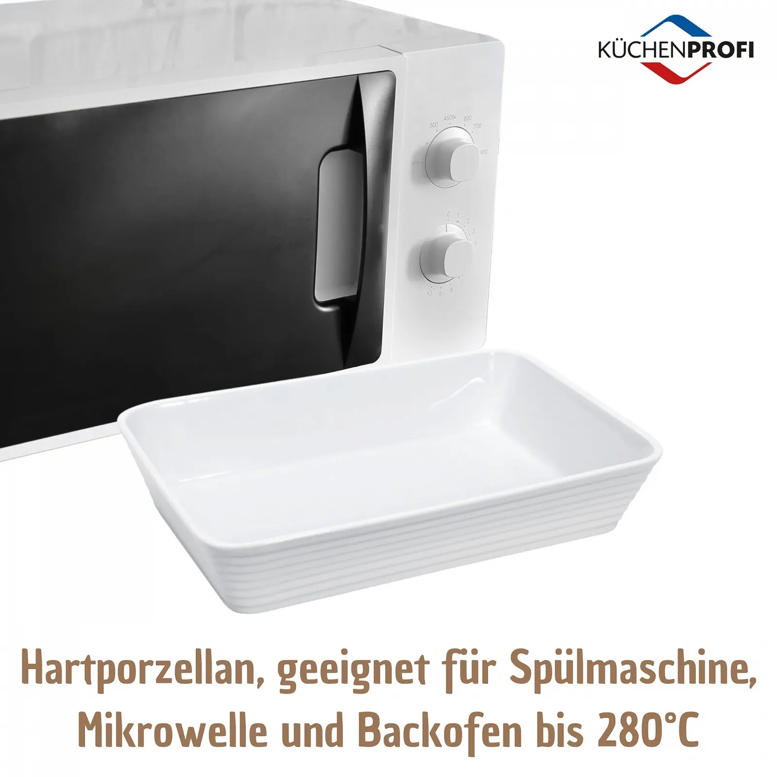 Кастрюля для запекания Küchenprofi Burgund 20 x 12 x 6 см Белый, фото №2
