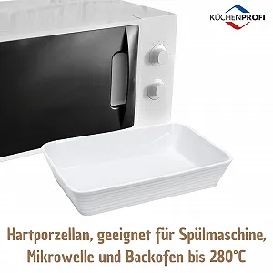 Кастрюля для запекания Küchenprofi Burgund 20 x 12 x 6 см Белый synthetic.ua - Фото 1