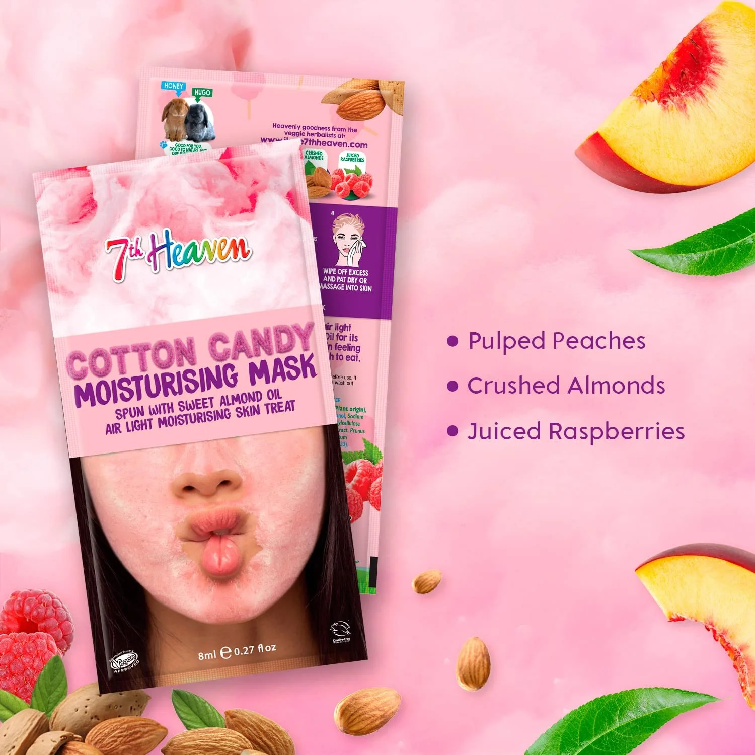 Маска 7TH HEAVEN Зволожуюча Cotton Candy Cream, фото №5